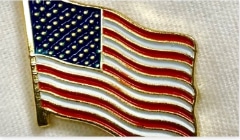 Promo American Flag Pin
