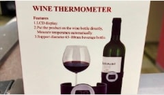 Promo Wine Bottle Thermometer